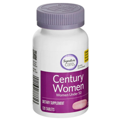 Signature Care CENTURY Women Under 50 Vitamin D 1000IU Dietary Supplement Tablet - 120 Count