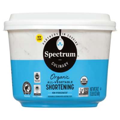 Spectrum Shortening Organic All Vegetable - 24 Oz - Image 3