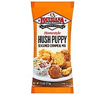 Louisiana Cornmeal Mix Seasoned Homestyle Hush Puppy - 7.5 Oz