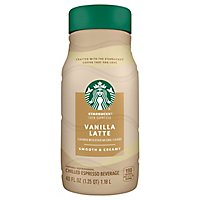 Starbucks Vanilla Latte Flavored Chilled Ice Espresso Beverage Bottle - 40 Fl. Oz. - Image 2