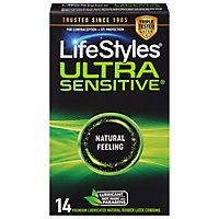 Lifestyle Condom Ultra Sen Lubricated - 14 Count - Image 3
