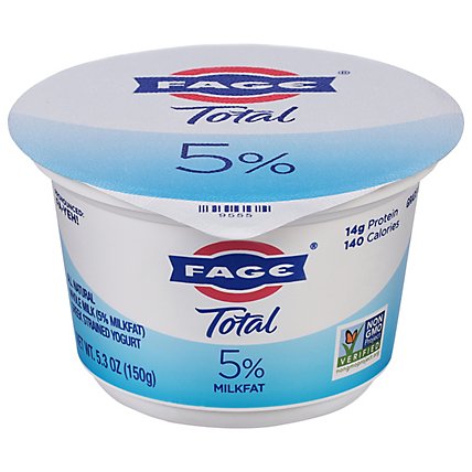 FAGE Total 5% Milkfat Plain Greek Yogurt - 5.3 Oz - Image 3