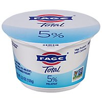 FAGE Total 5% Milkfat Plain Greek Yogurt - 5.3 Oz - Image 2