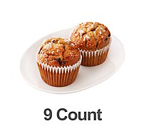Bakery Muffins Red Velvet/Pumpkin/Pistachio 9 Count - Each