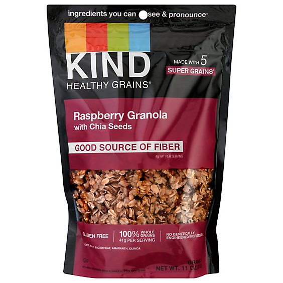 KIND Healthy Grains Clusters Raspberry with Chia Seeds - 11 Oz