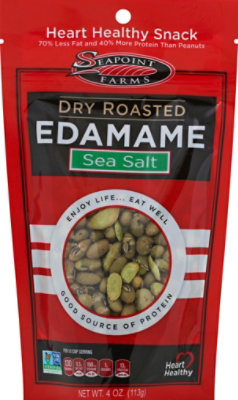 Seapoint Farms Edamame Dry Roasted Sea Salt - 4 Oz