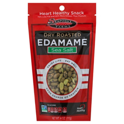 Seapoint Farms Edamame Dry Roasted Sea Salt - 4 Oz