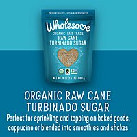 Wholesome Organic Cane Sugar Raw Turbinado - 24 Oz - Image 1