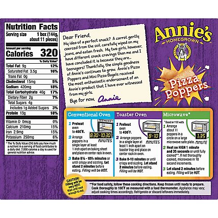 Annies Homegrown Pizza Poppers Three Cheese - 5 Oz - Image 6