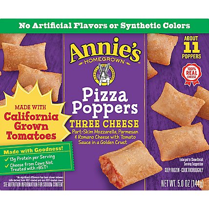 Annies Homegrown Pizza Poppers Three Cheese - 5 Oz - Image 2