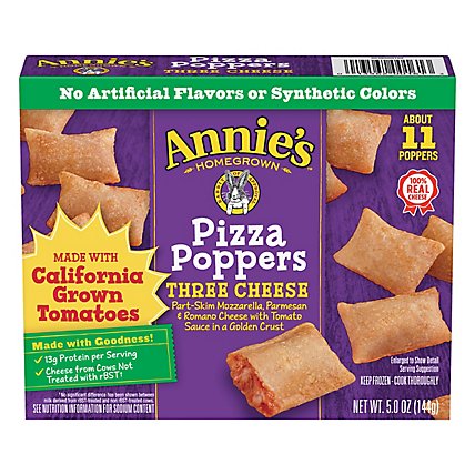 Annies Homegrown Pizza Poppers Three Cheese - 5 Oz - Image 1