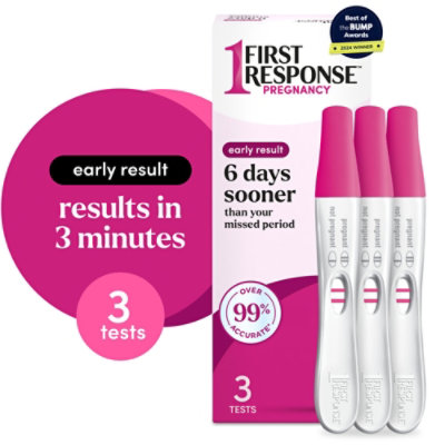First Response Early Result Pregnancy Test Pack - 3 Count - Image 1