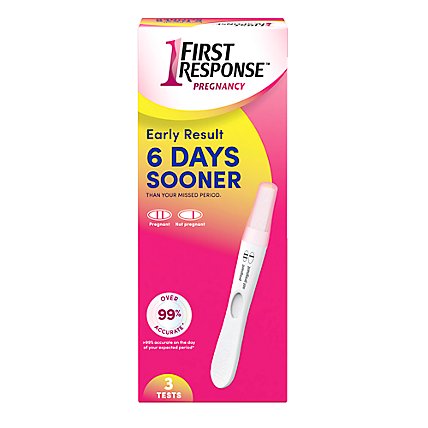 First Response Early Result Pregnancy Test Pack - 3 Count - Image 1