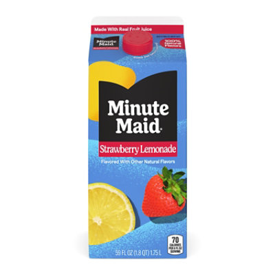 Minute Maid Juice Strawberry Lemonade Carton - 59 Fl. Oz. - Image 1