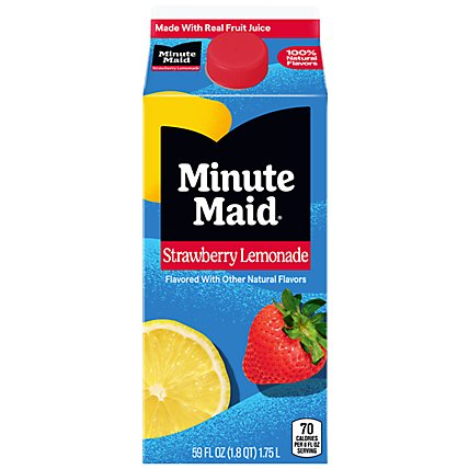 Minute Maid Juice Strawberry Lemonade Carton - 59 Fl. Oz. - Image 1