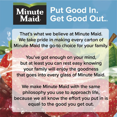 Minute Maid Juice Strawberry Lemonade Carton - 59 Fl. Oz. - Image 2