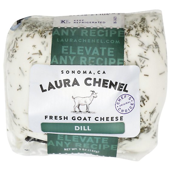 Laura Chenel Goat Cheese Chabis Dill - 5 Oz