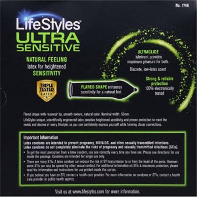 Lifestyle Condom Sensitive Lubricated - 40 Count - Image 4