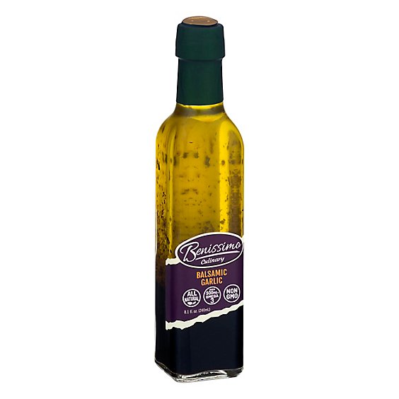 Benissimo Gourmet Oil Garlic Balsamic - 8.1 Fl. Oz.