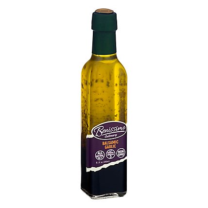 Benissimo Gourmet Oil Garlic Balsamic - 8.1 Fl. Oz. - Image 1