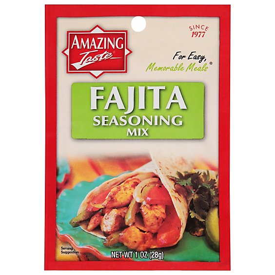 Amazing Taste Fajita Seasoning Packet - 1 Oz