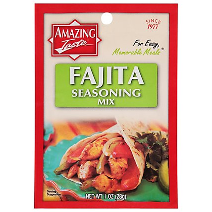 Amazing Taste Fajita Seasoning Packet - 1 Oz - Image 1