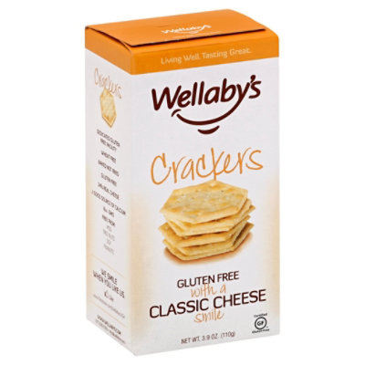 Wellaby Original Cheese Crackers - 3.9 Oz