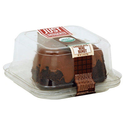 Jon Donaire Cake Bundt Organic Mini Chocolate - Each