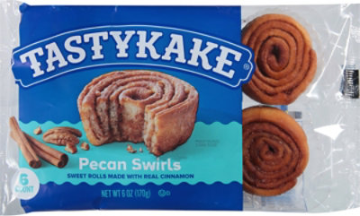 Tastykake Pecan Swirls Cinnamon & Pecan Filled Cinnamon Rolls - 6  Count - Image 1