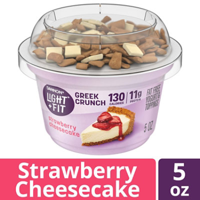 Light + Fit Greek Crunch Strawberry Cheesecake Nonfat Gluten Free