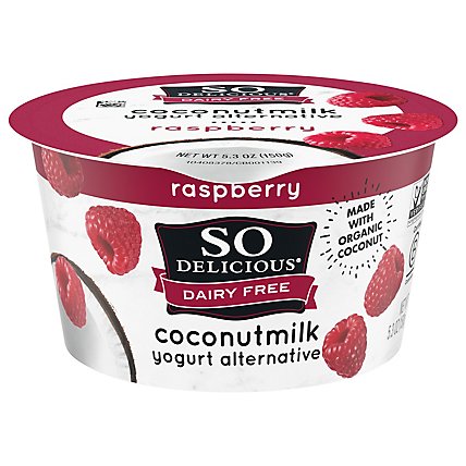 So Delicious Dairy Free Yogurt Alternative Coconutmilk Raspberry - 5.3 Oz - Image 3