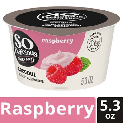 So Delicious Dairy Free Raspberry Coconut Milk Yogurt Cup - 5.3 Oz - Image 2