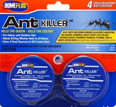 Homeplus Ant Killer Child-Resistant Bait Stations - 4 Count - Image 2