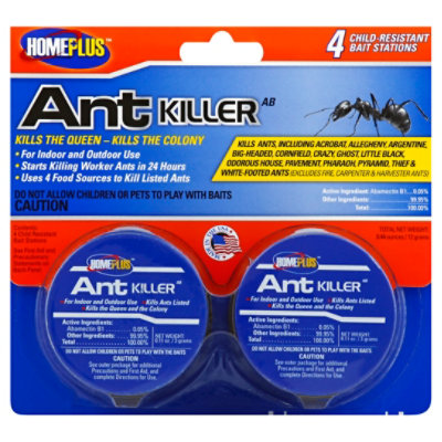 Homeplus Ant Killer Child-Resistant Bait Stations - 4 Count