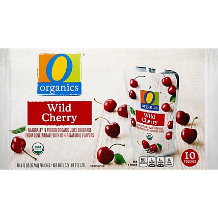 O Organics Organic Juice Beverage Wild Cherry - 10-6 Fl. Oz. - Image 2