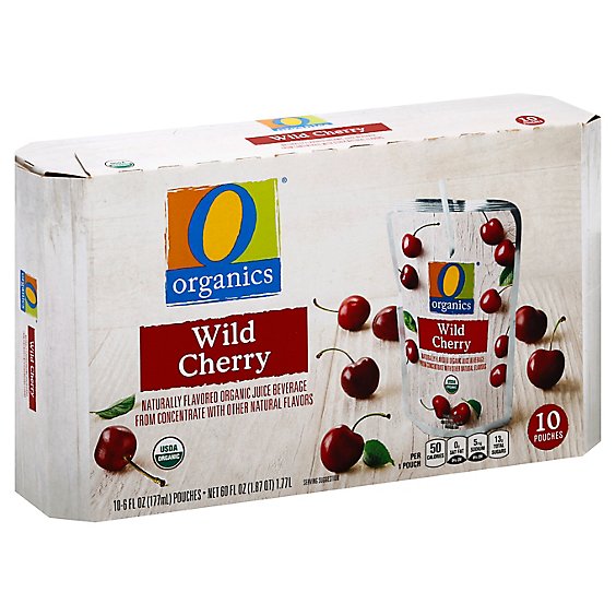 O Organics Organic Juice Beverage Wild Cherry - 10-6 Fl. Oz.