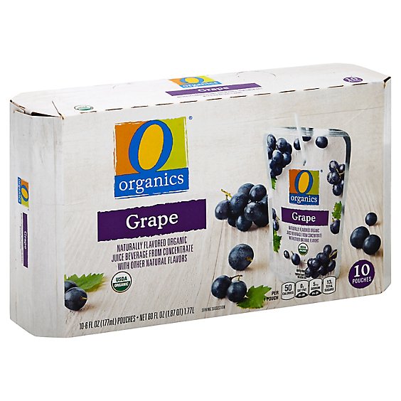 O Organics Organic Juice Beverage Grape - 10-6 Fl. Oz.