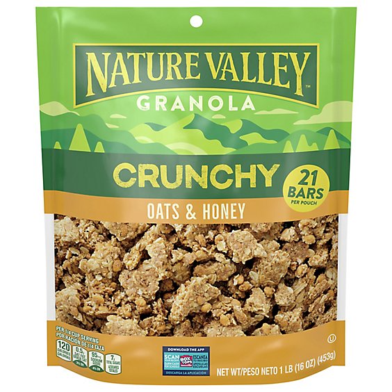 Nature Valley Granola Crunch Oats n Honey - 16 Oz