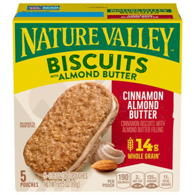 Nature Valley's Almond Butter Filling Cinnamon Biscuit