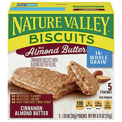 Nature Valley Biscuits Cinnamon with Almond Butter Filling - 5-1.35 Oz - Image 3