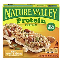 Nature Valley Protein Bars Chewy Honey Peanut Almond - 7.1 Oz - Image 3