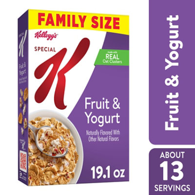 Special K Breakfast Cereal Made with Real Oat Clusters Fruit and Yogurt - 19.1 Oz - Image 1