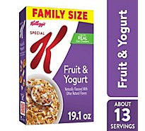 Special K Breakfast Cereal Made with Real Oat Clusters Fruit and Yogurt - 19.1 Oz