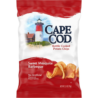 Cape Cod Sweet Mesquite Barbeque Kettle Cooked Potato Chips - 2.5 Oz - Image 1