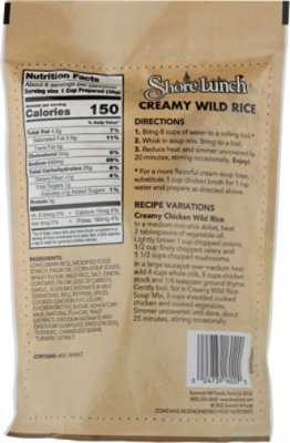 Shore Lunch Soup Mix Creamy Wild Rice - 10.8 Oz - Image 6