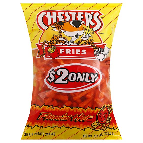 CHESTERS Fries Flamin Hot - 5.5 Oz