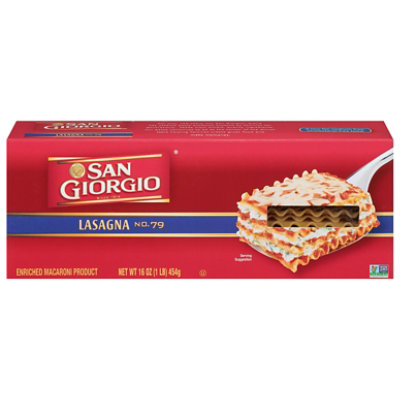 San Giorgio Pasta Lasagna Box - 1 Lb - Image 1