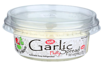 Fresh N Nova Raw Garlic Fluffy Spread - 6 Oz - Image 1