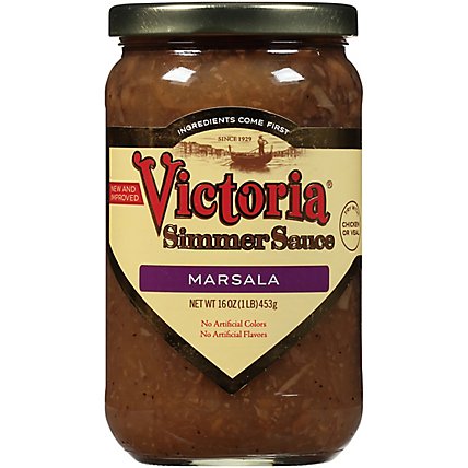 Victoria Simmer Sauce Marsala Jar - 16 Oz - Image 2