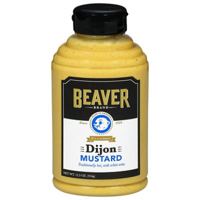 Beaver Brand Mustard Hot Dijon Bottle - 12.5 Oz - Image 2